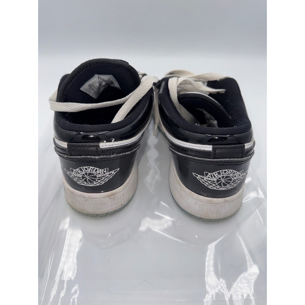 Air Jordan 1 Low SE Concord Black White Patent Leather DV1333-100 Boys 5Y - Picture 4 of 7